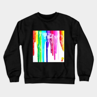 over the rainbow,Paint game Crewneck Sweatshirt